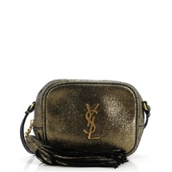Classic Monogram Blogger Crossbody Bag Leather Small