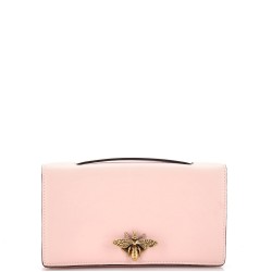 Bee Clutch Leather