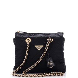 Re-Edition 1995 Chain Tote Quilted Re-Nylon Small