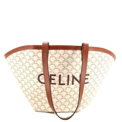 Couffin Bag Triomphe Coated Canvas Medium