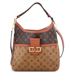 Dauphine Hobo Reverse Monogram Canvas MM