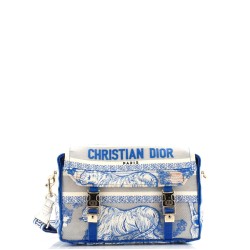 Diorcamp Messenger Bag Embroidered Canvas Small