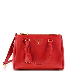 Galleria Double Zip Tote Saffiano Leather Small