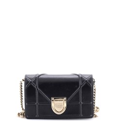 Diorama Flap Bag Leather Baby