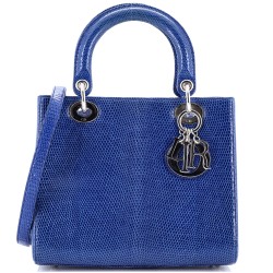 Lady Dior Bag Lizard Medium