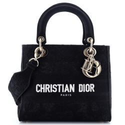 Lady D-Lite Bag Embroidery with Macrame Effect Medium