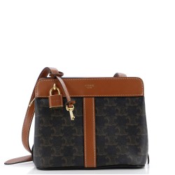 Teen Cabas De France Bag Triomphe Coated Canvas Small
