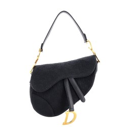 Saddle Handbag Oblique Jacquard Medium