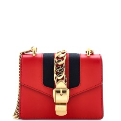 Sylvie Chain Shoulder Bag Leather Mini