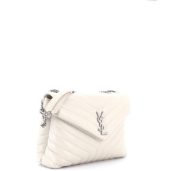 Loulou Shoulder Bag Matelasse Chevron Leather Medium