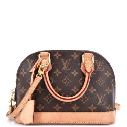 Alma Handbag Monogram Canvas BB