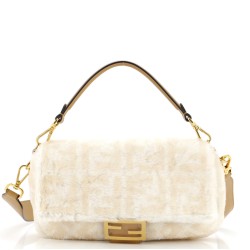 Baguette NM Bag Zucca Shearling Medium