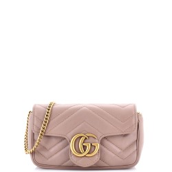 GG Marmont Flap Bag Matelasse Leather Super Mini