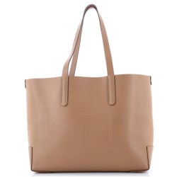 TB Logo Tote Leather Medium