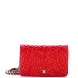 Wallet on Chain Camellia Lambskin
