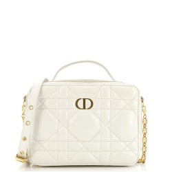 Caro Box Bag with Chain Macrocannage Quilt Calfskin