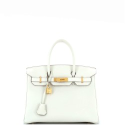 Birkin Handbag Light Togo with Gold Hardware 30