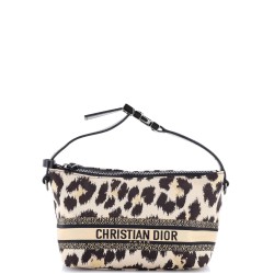 DiorTravel Nomad Pouch Mizza Embroidered Canvas Small