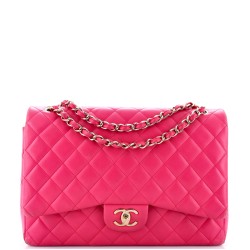 Classic Double Flap Bag Quilted Lambskin Jumbo