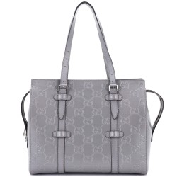 Tote Bag GG Embossed Perforated Leather