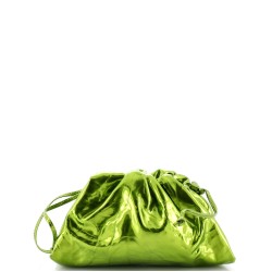 The Pouch Crinkled Metallic Leather Mini