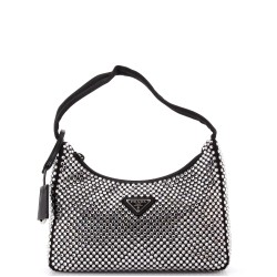 Re-Edition 2000 Hobo Crystal Embellished Satin Mini