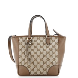 Bree Convertible Tote GG Canvas with Leather Small