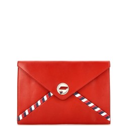 Airlines Envelope Clutch Lambskin Medium