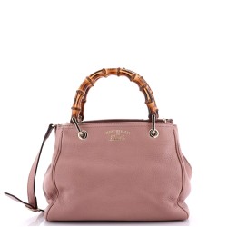Bamboo Shopper Tote Leather Small