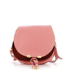 Marcie Nude Crossbody Bag Leather Small