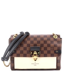 Vavin Handbag Damier with Leather PM