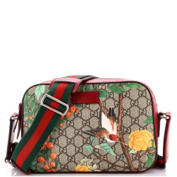 Camera Shoulder Bag Tian Print GG Coated Canvas Medium