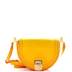 Moonlight Flap Bag Leather with Plexiglass Detail