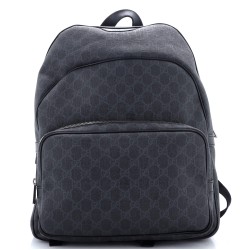 Zip Pocket Backpack GG Coated Canvas Medium