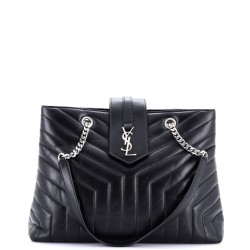 LouLou Tote Matelasse Chevron Leather Large