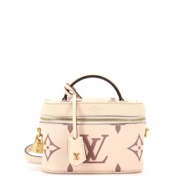 Vanity Handbag Bicolor Monogram Empreinte Giant PM