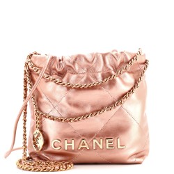 22 Chain Hobo Quilted Calfskin Mini