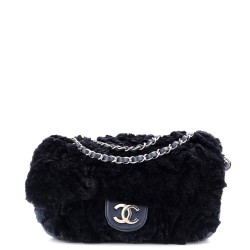 Vintage CC Flap Bag Lapin Fur Medium