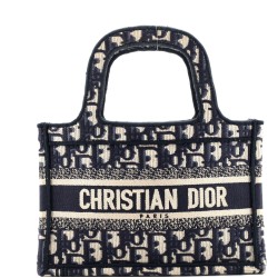 Book Tote Oblique Canvas Mini