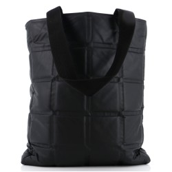 Open Tote Embossed Padded Leather Tall