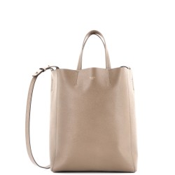 Vertical Cabas Tote Grained Calfskin Small