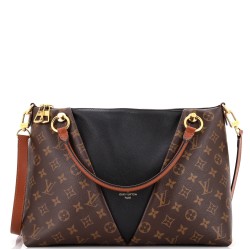 V Tote Monogram Canvas and Leather MM