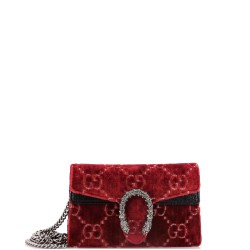 Dionysus Bag GG Velvet Super Mini