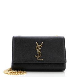 Classic Monogram Crossbody Bag Grainy Leather Small