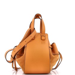 Hammock Bag Leather and Suede Small