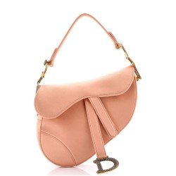 Saddle Handbag Satin with Crystals Mini
