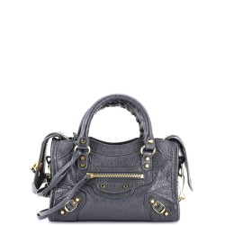 City Classic Studs Bag Leather Nano