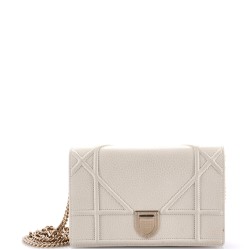 Diorama Wallet on Chain Leather