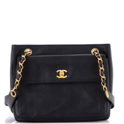Vintage Timeless Chain Shoulder Bag Caviar Medium