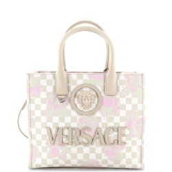 La Medusa Tote Floral Canvas Small